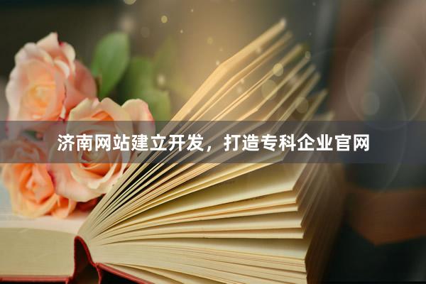 济南网站建立开发，打造专科企业官网